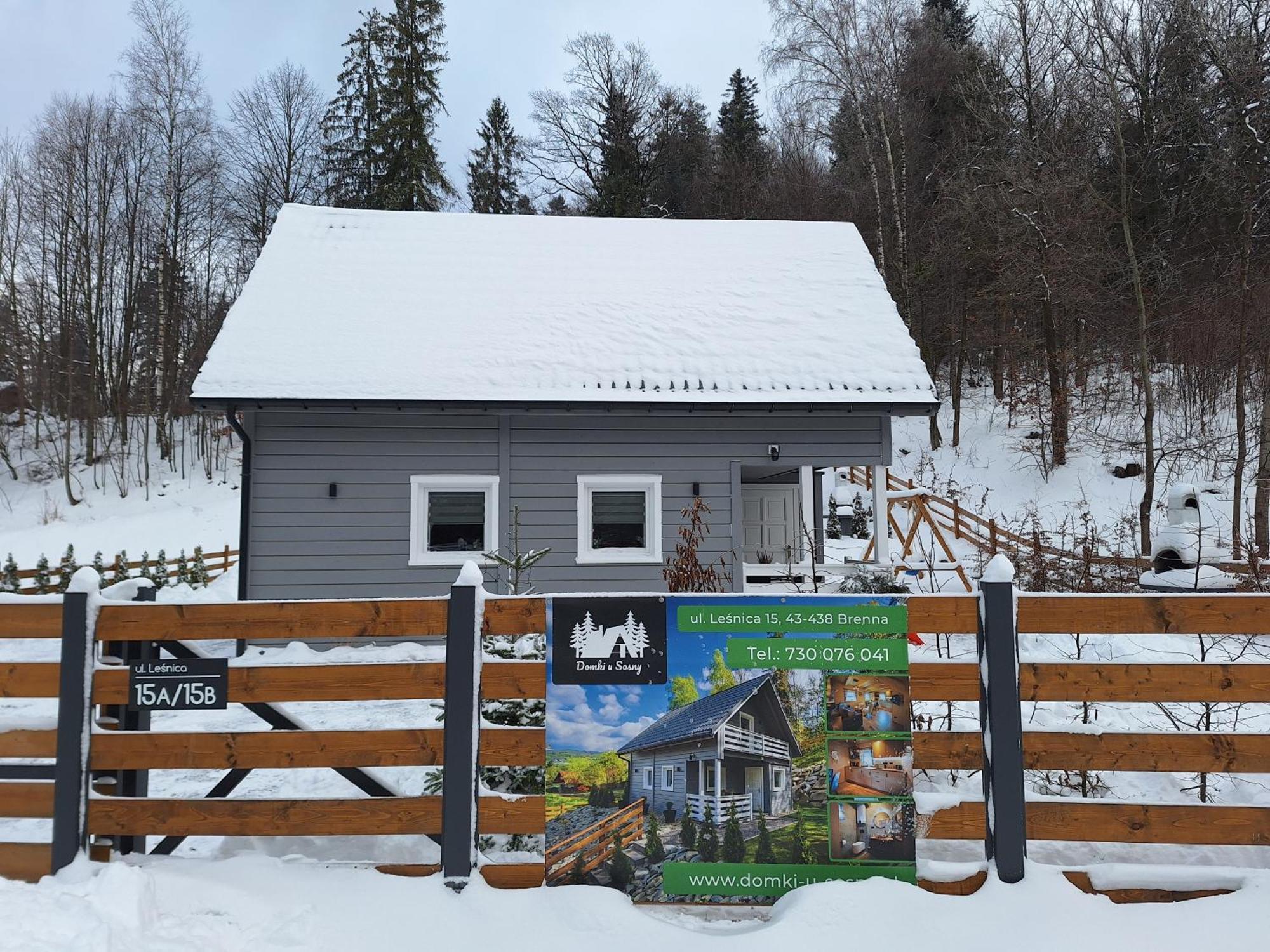 Domki U Sosny - Nowoczesne Domki Na Wylacznosc, Spokojna Okolica Blisko Lasu I Szlaku, 1,2 Km Od Centrum Brennej Brenna Exteriér fotografie